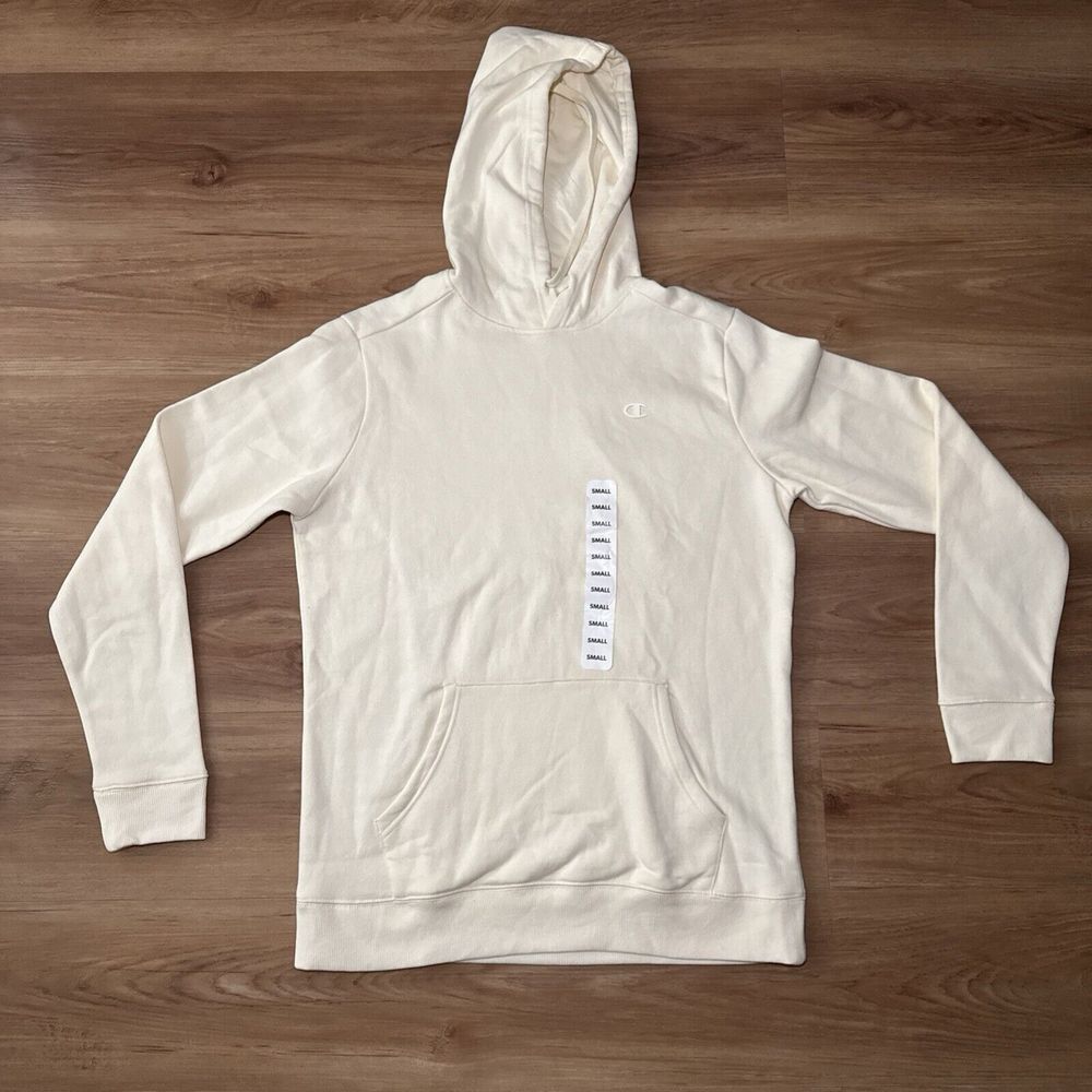 Champion Hoodie Pullover Sweatshirt Drawstring Hood Casual‎ Small